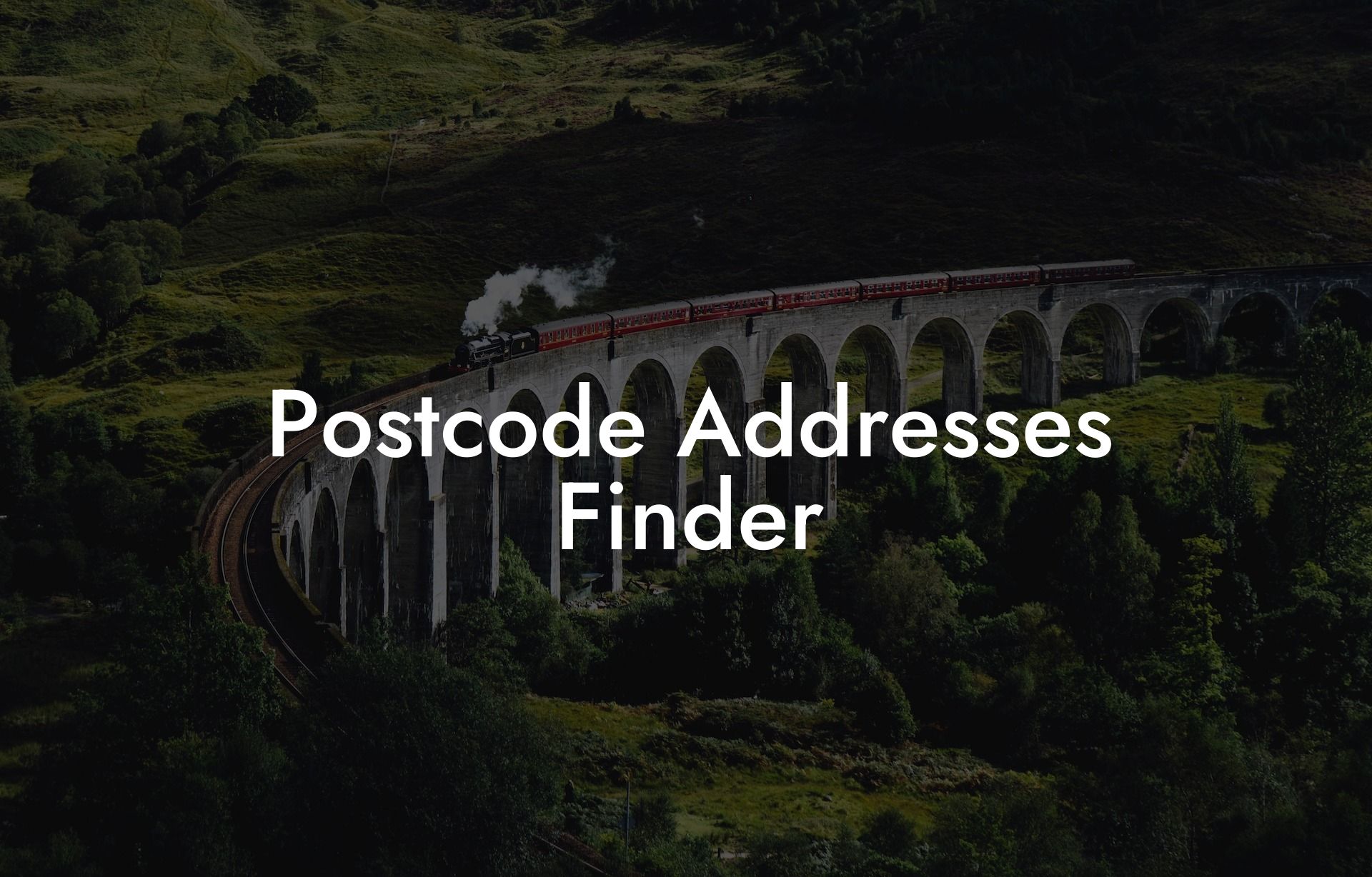 Postcode Addresses Finder