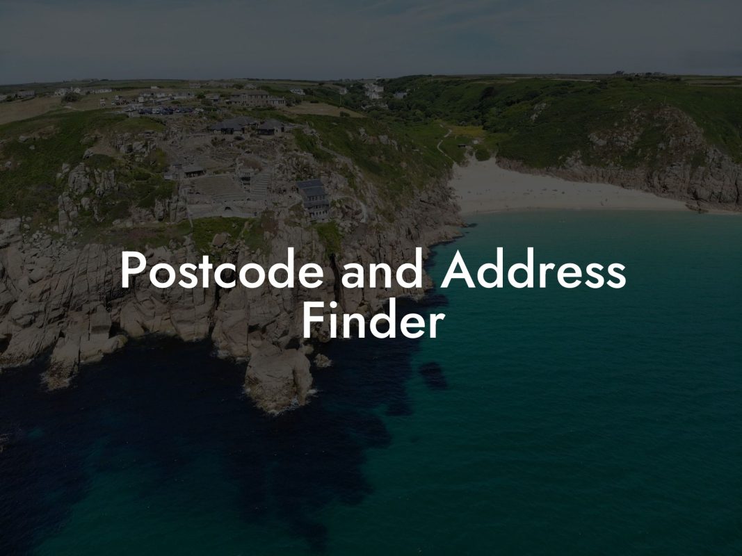 Postcode and Address Finder