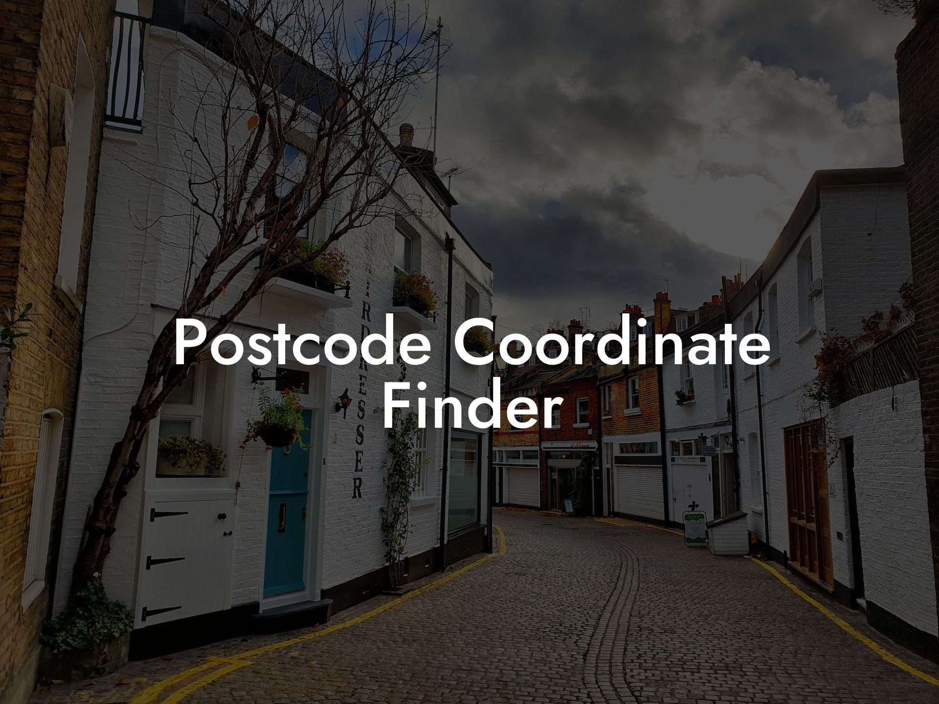 Postcode Coordinate Finder