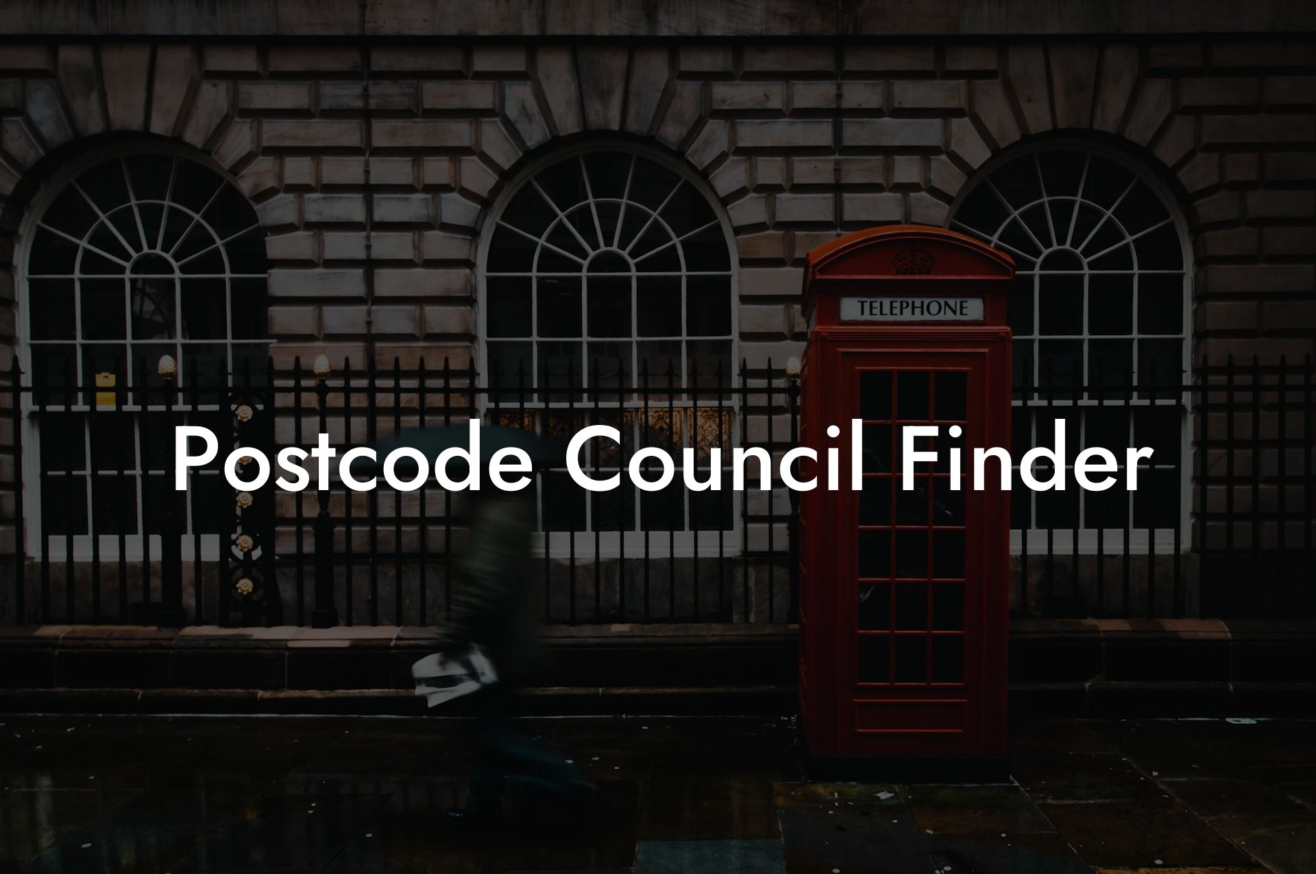 Postcode Council Finder