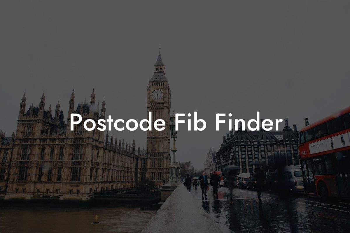 Postcode Fib Finder