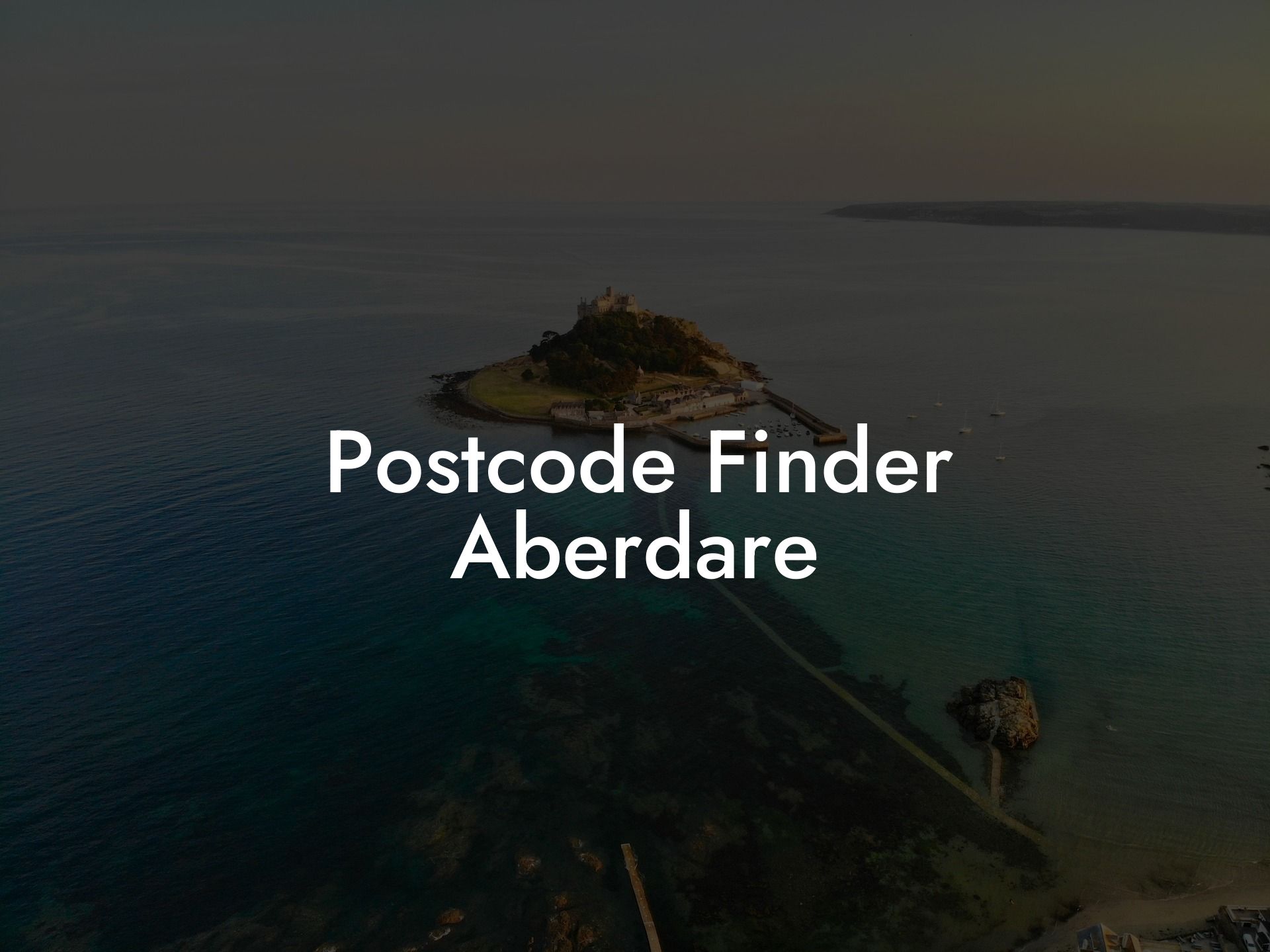 Postcode Finder Aberdare