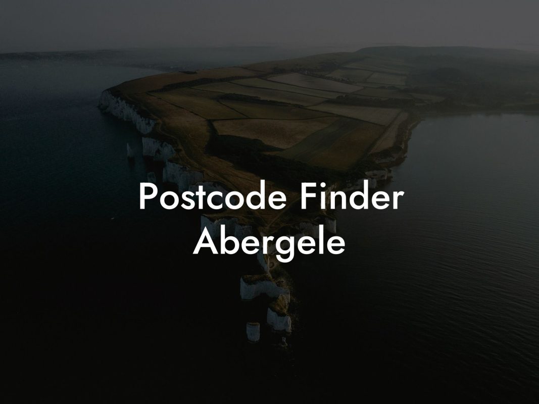 Postcode Finder Abergele