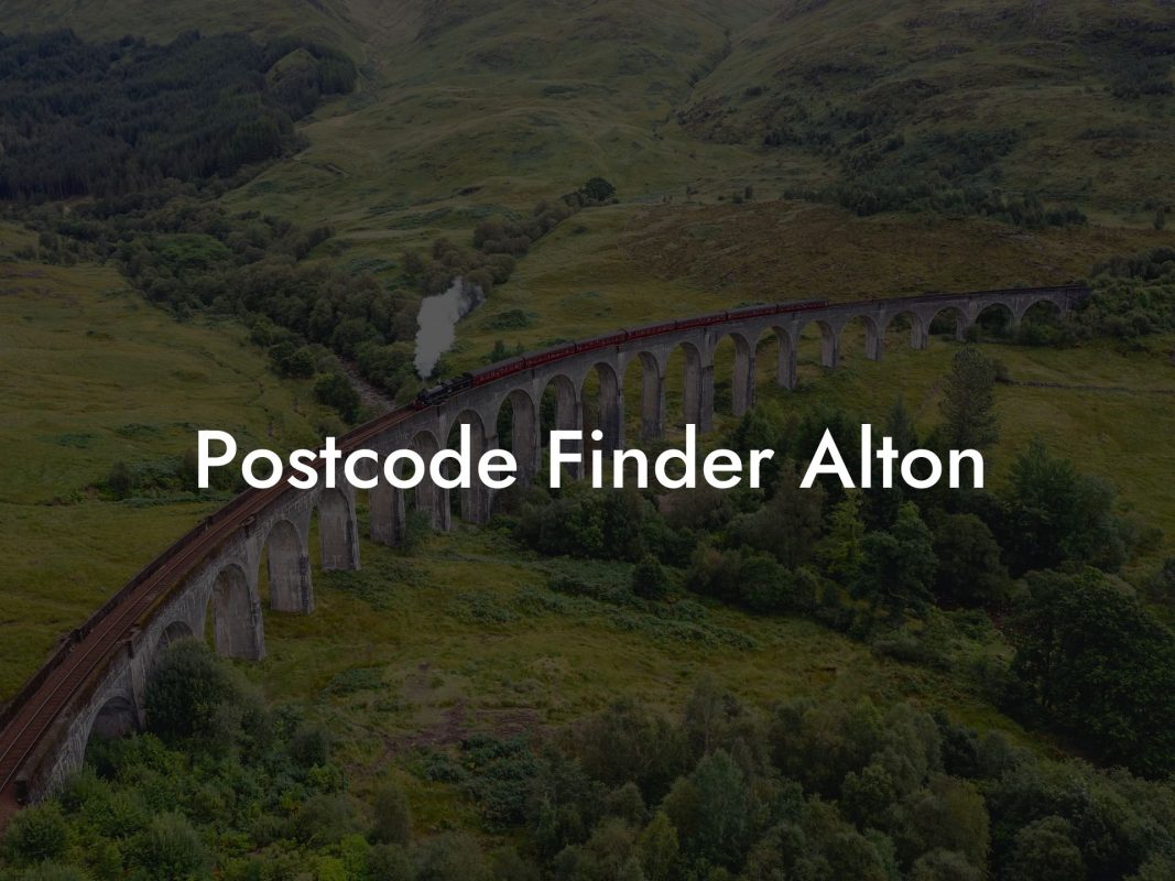 Postcode Finder Alton