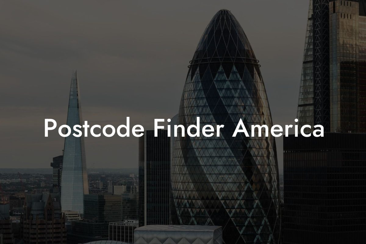 Postcode Finder America