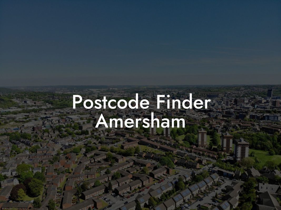 Postcode Finder Amersham