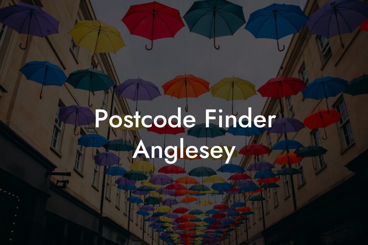 Postcode Finder Anglesey