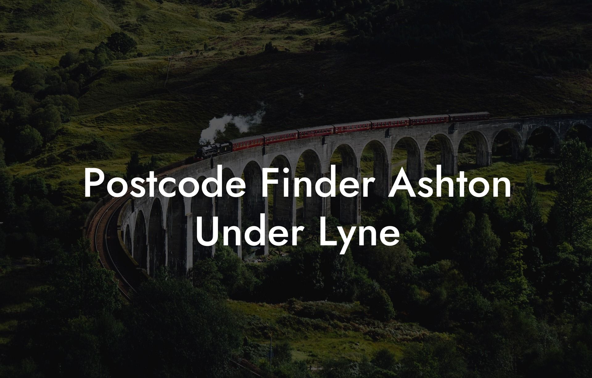 Postcode Finder Ashton Under Lyne