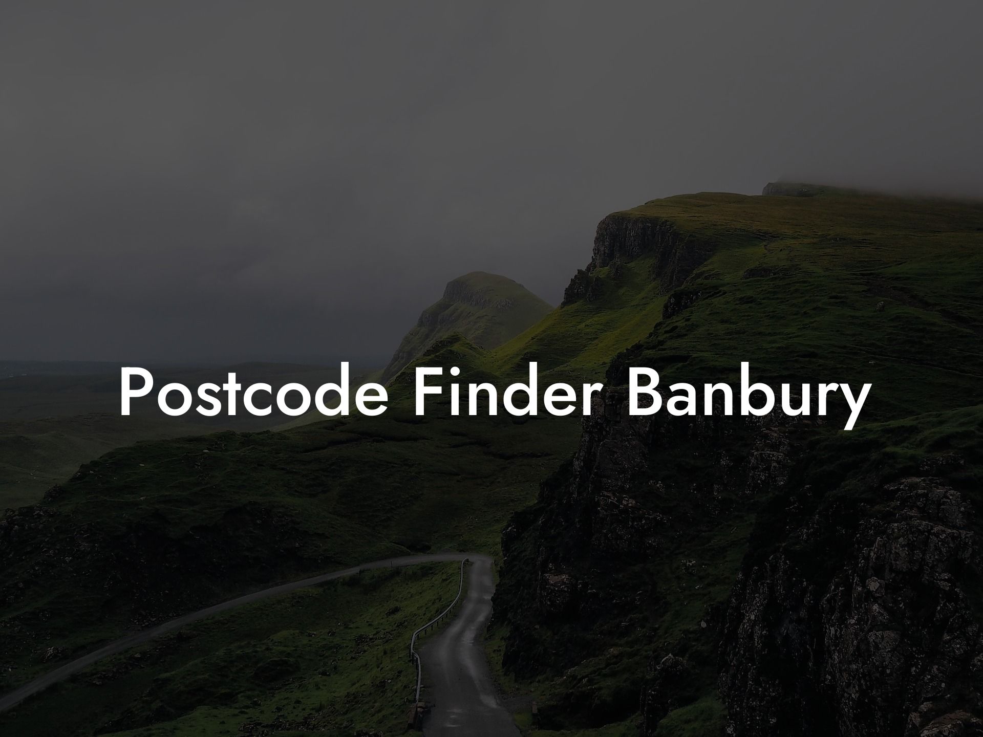 Postcode Finder Banbury