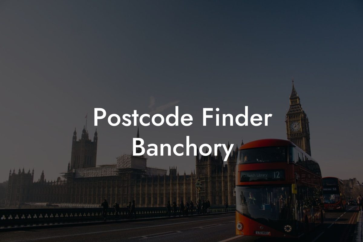 Postcode Finder Banchory