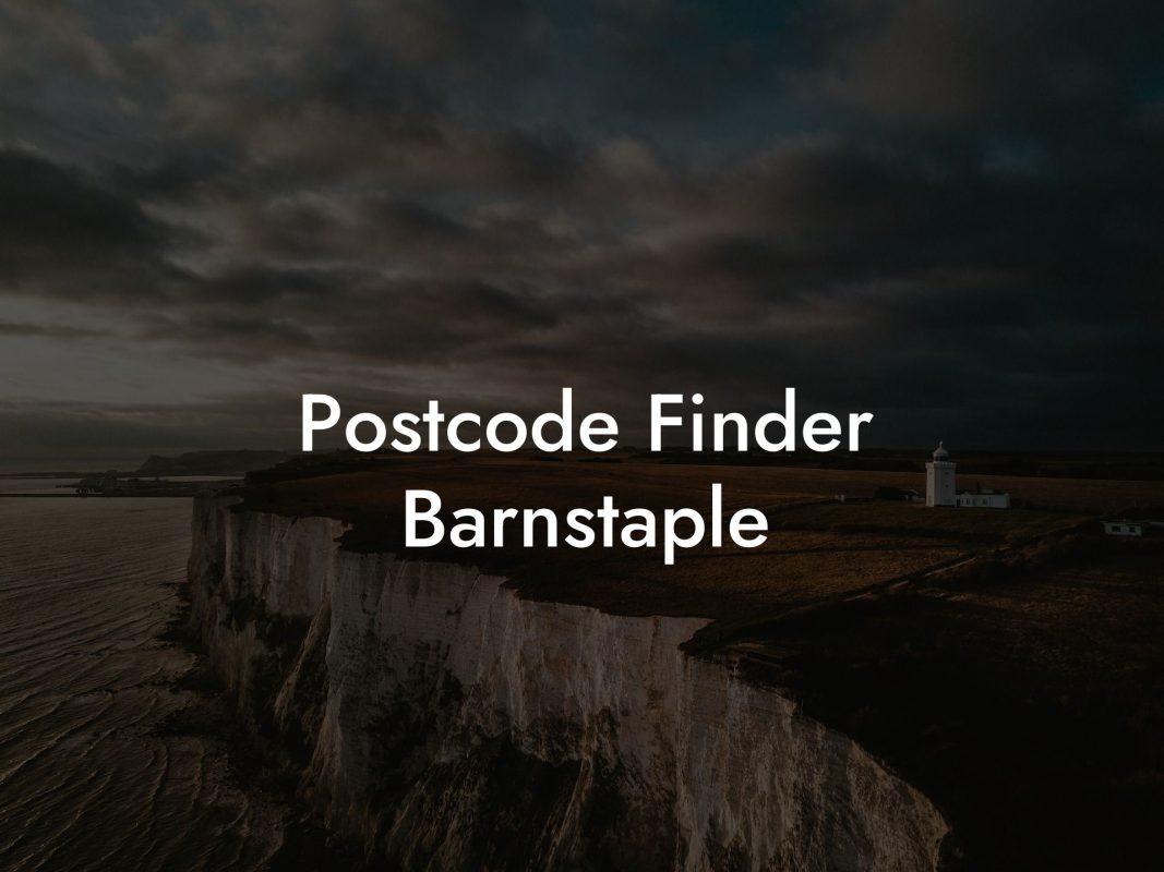 Postcode Finder Barnstaple