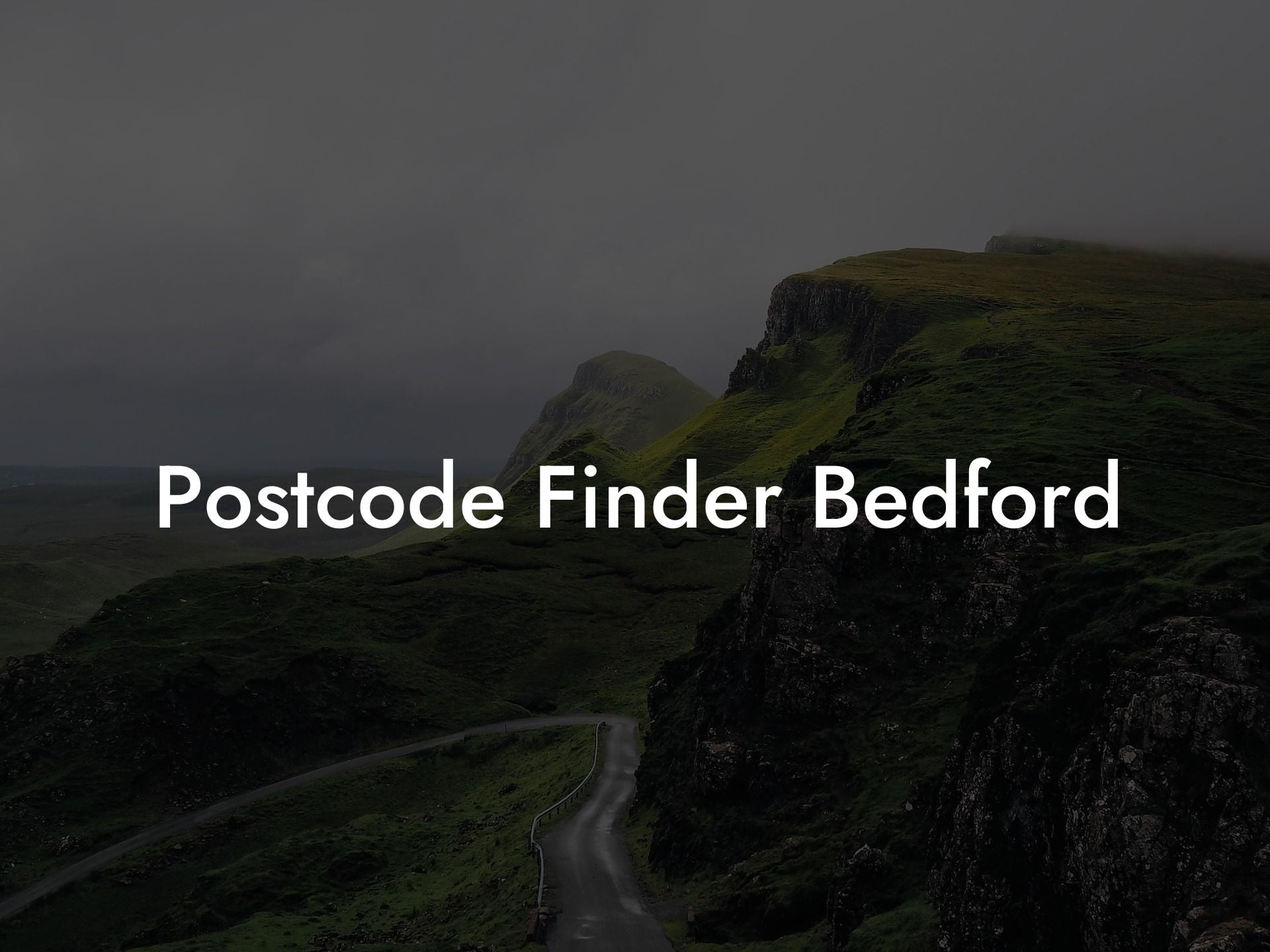 Postcode Finder Bedford