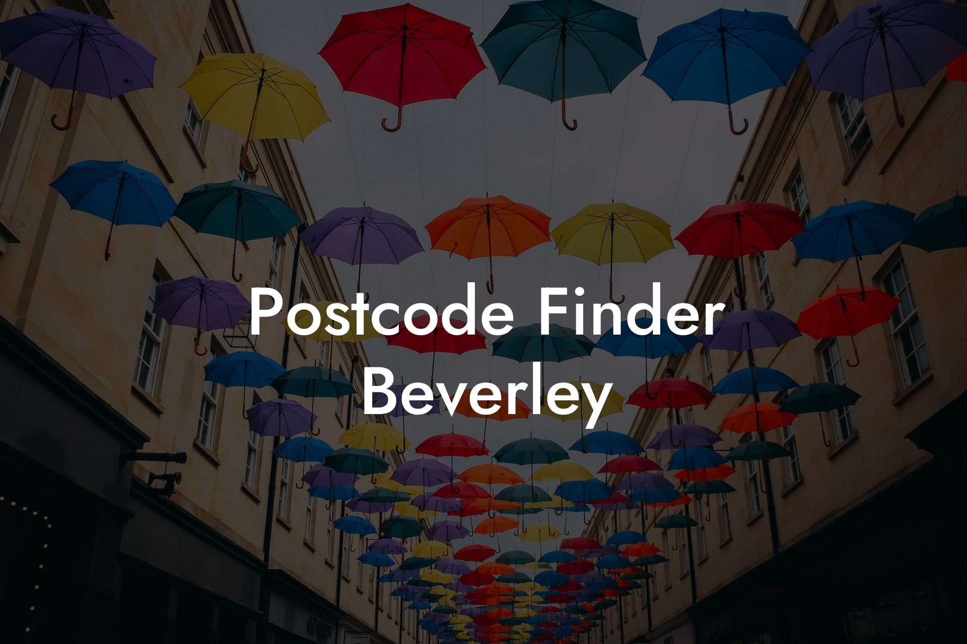 Postcode Finder Beverley