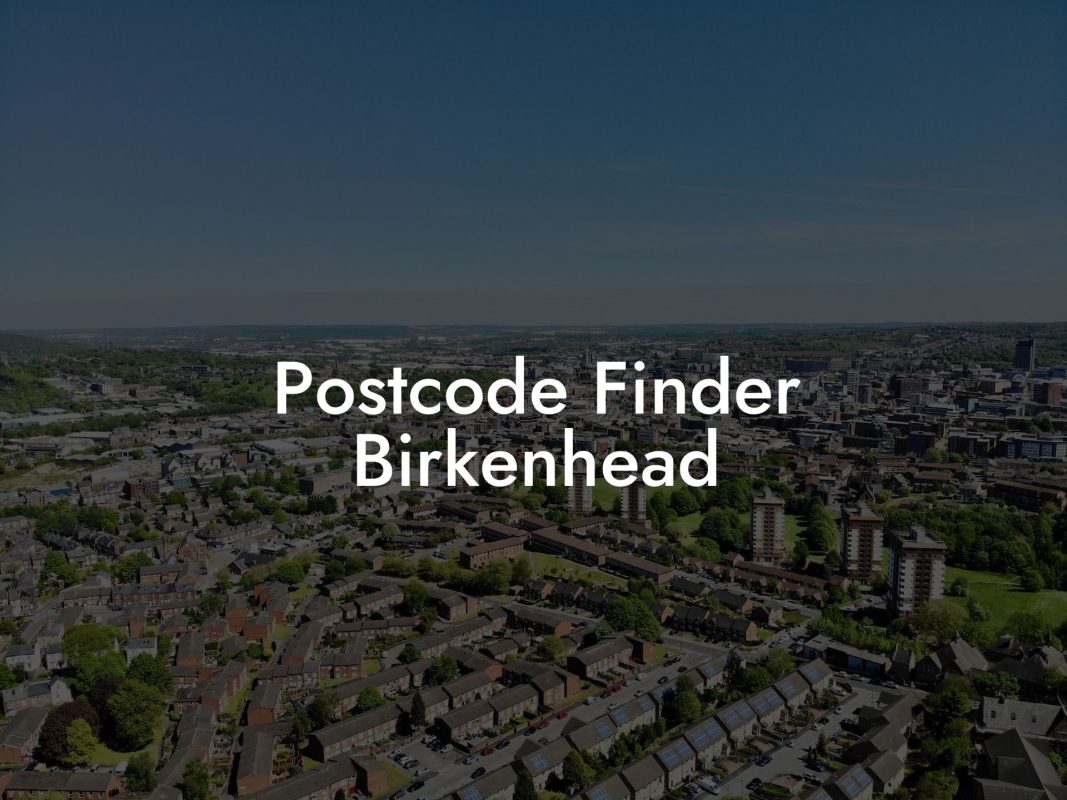 Postcode Finder Birkenhead