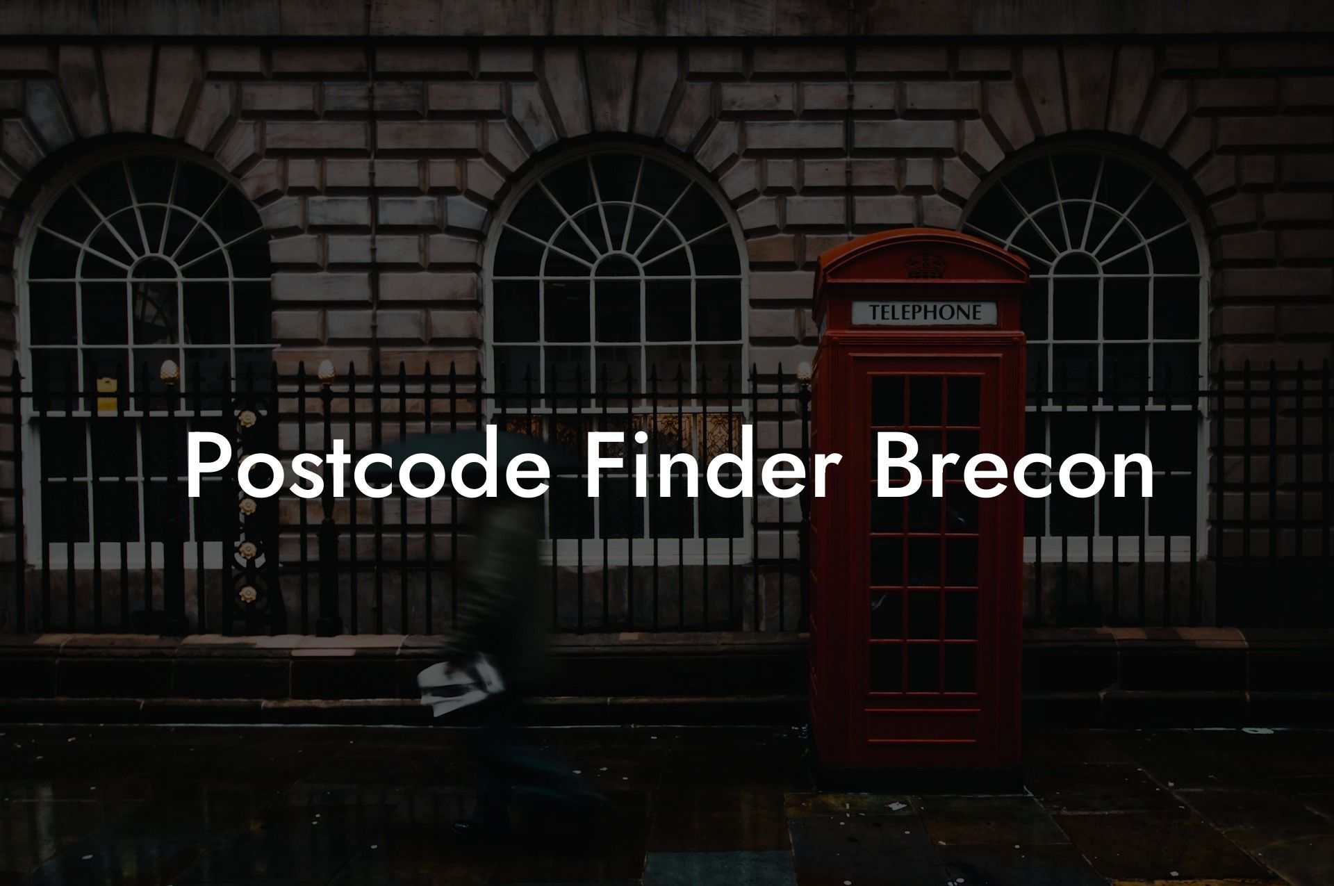 Postcode Finder Brecon