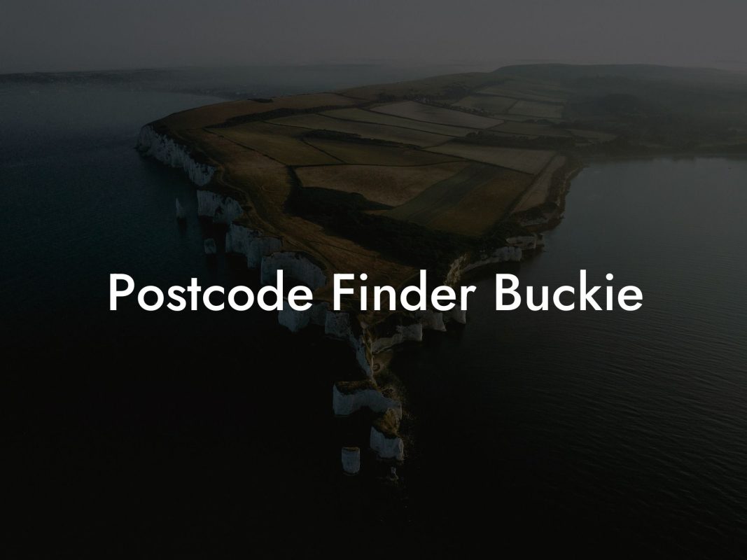 Postcode Finder Buckie