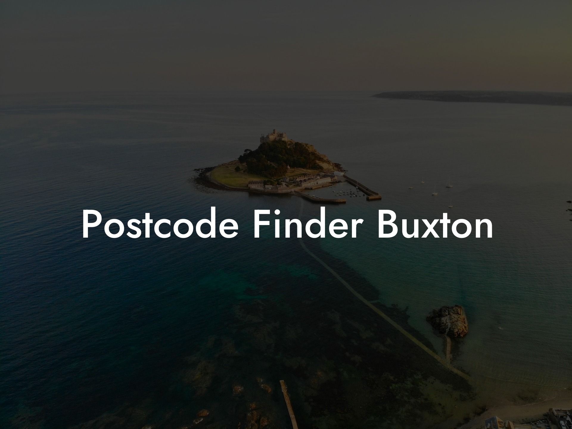 Postcode Finder Buxton