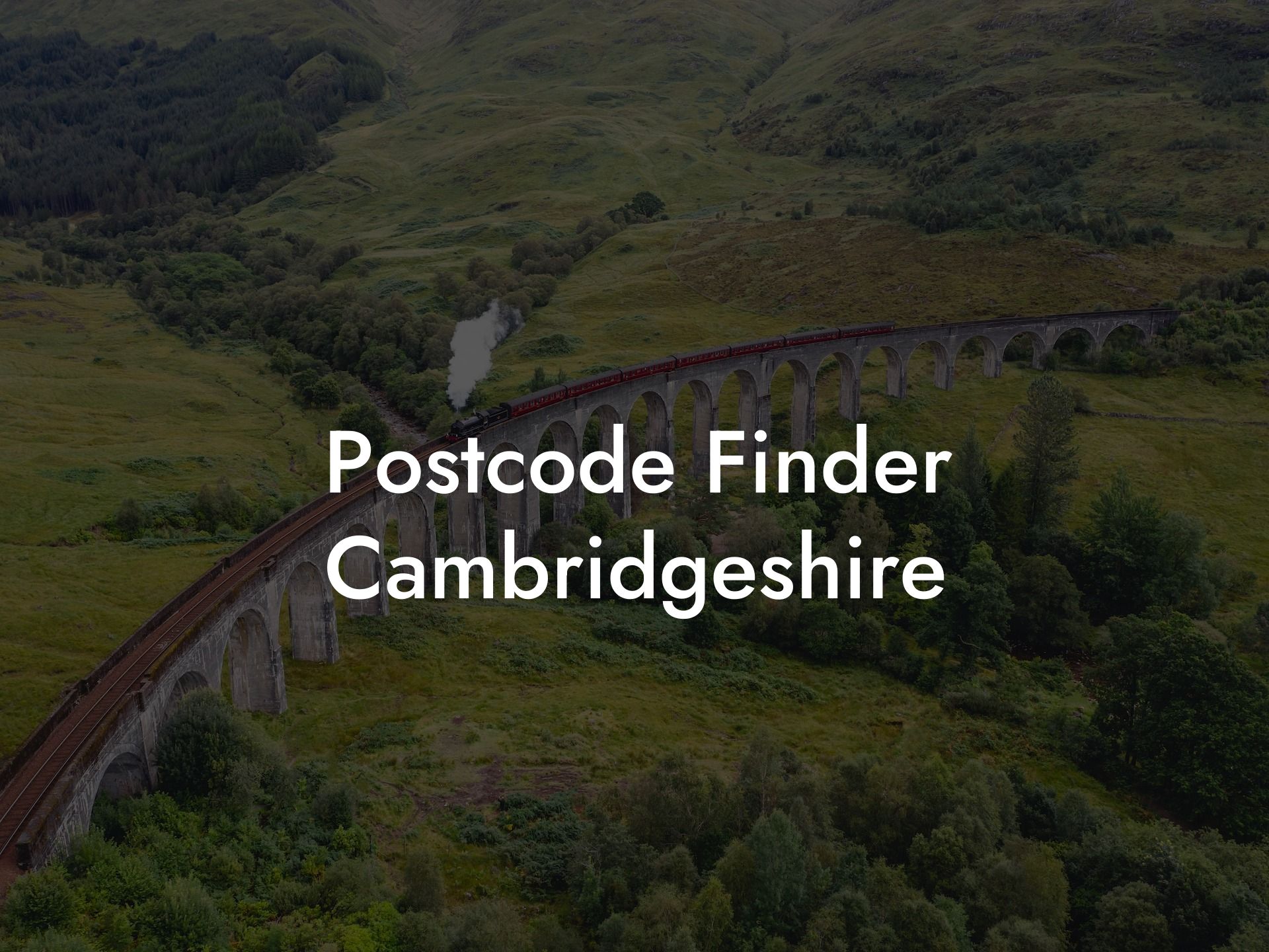 Postcode Finder Cambridgeshire