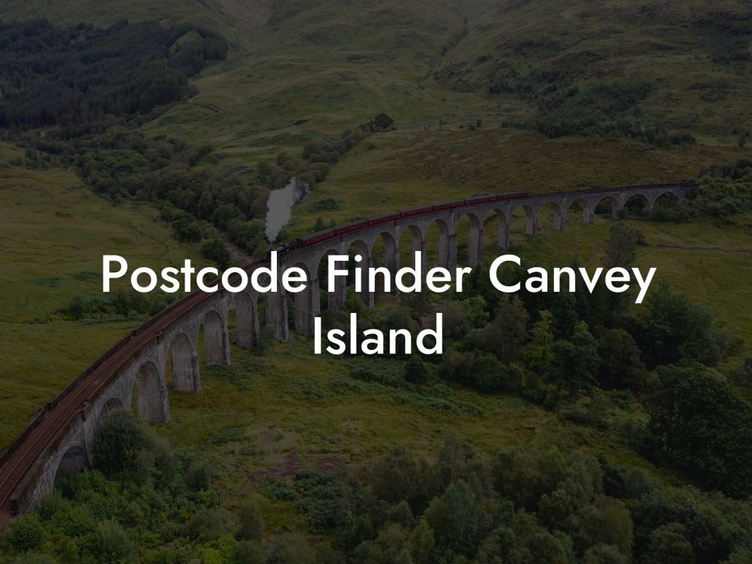 Postcode Finder Canvey Island