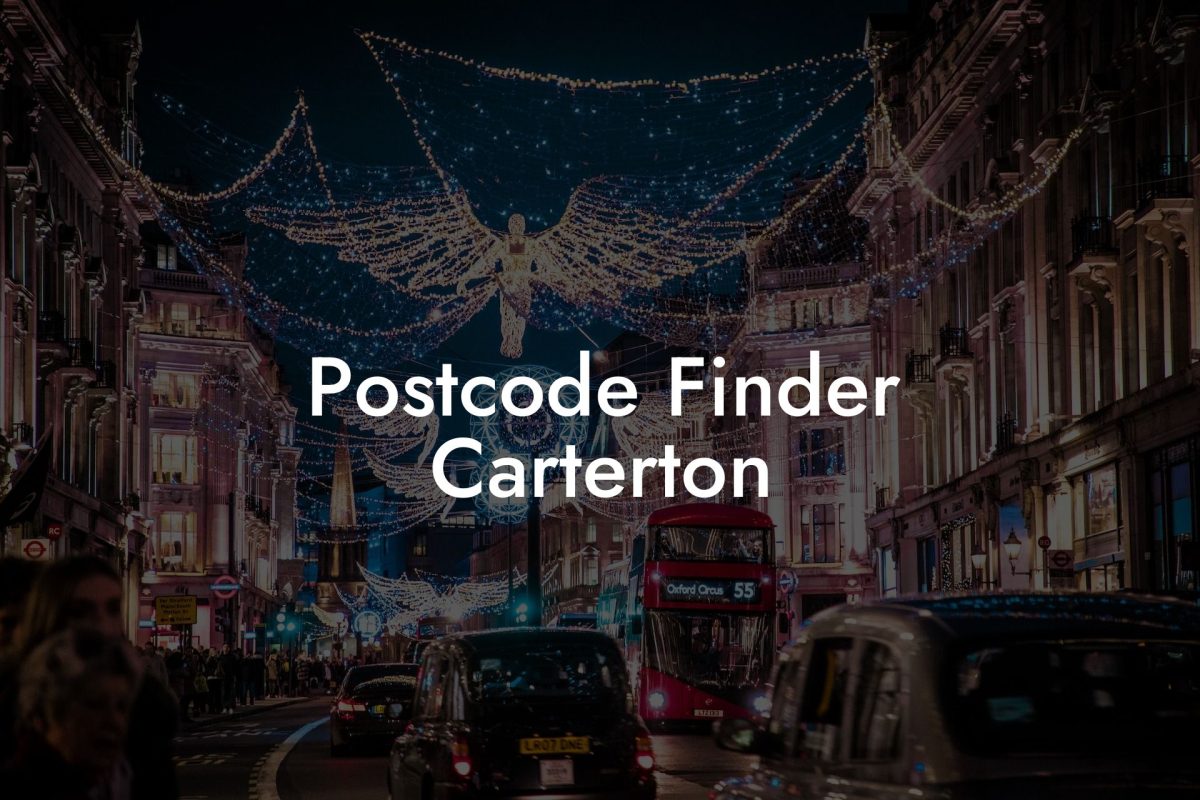 Postcode Finder Carterton