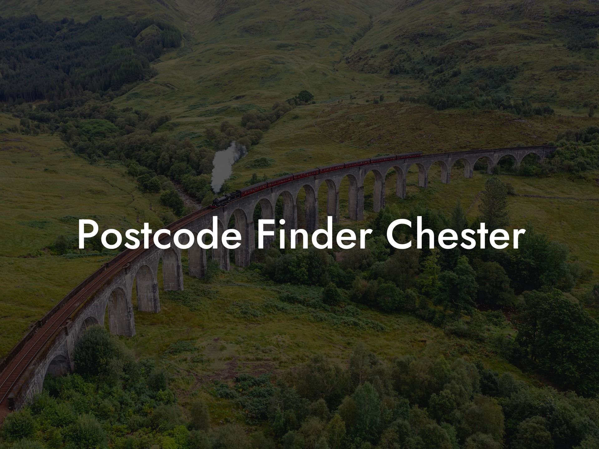 Postcode Finder Chester