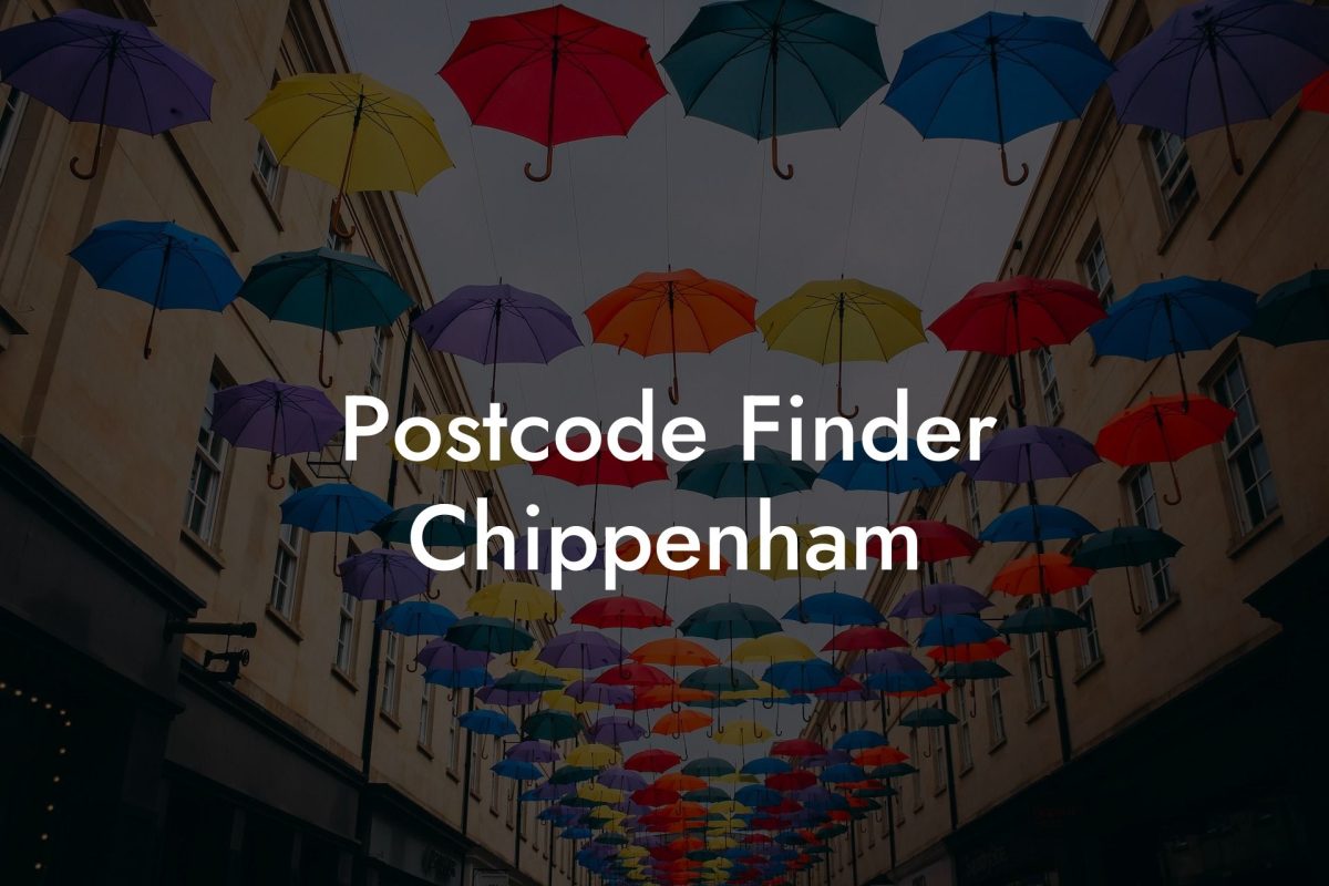 Postcode Finder Chippenham