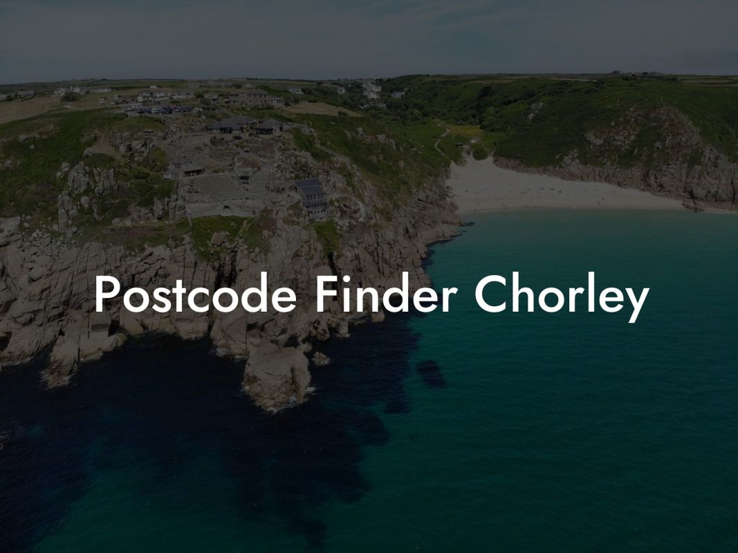 Postcode Finder Chorley