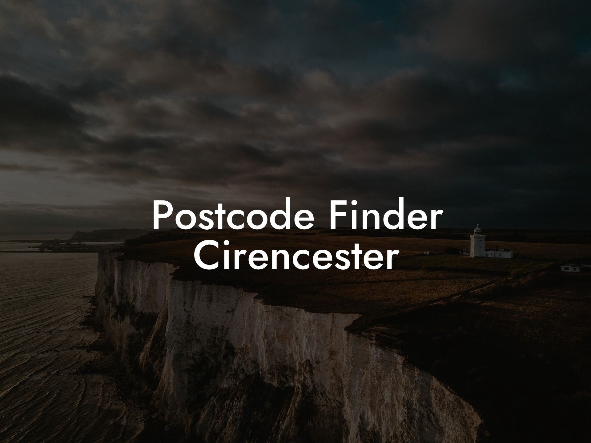 Postcode Finder Cirencester