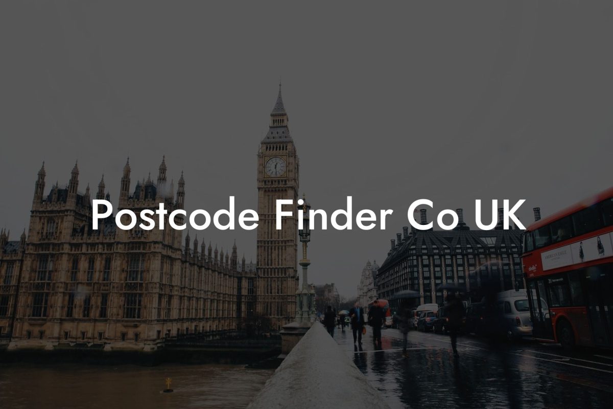 Postcode Finder Co UK