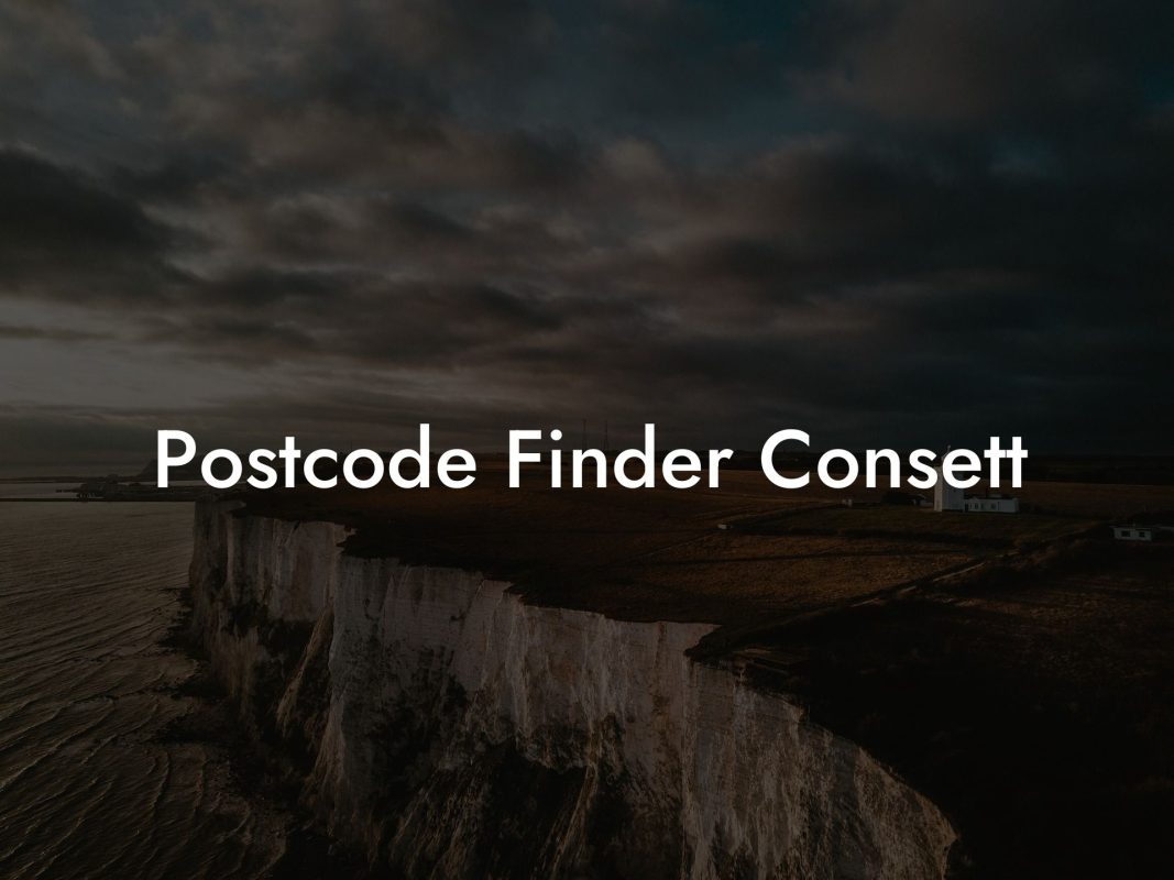 Postcode Finder Consett