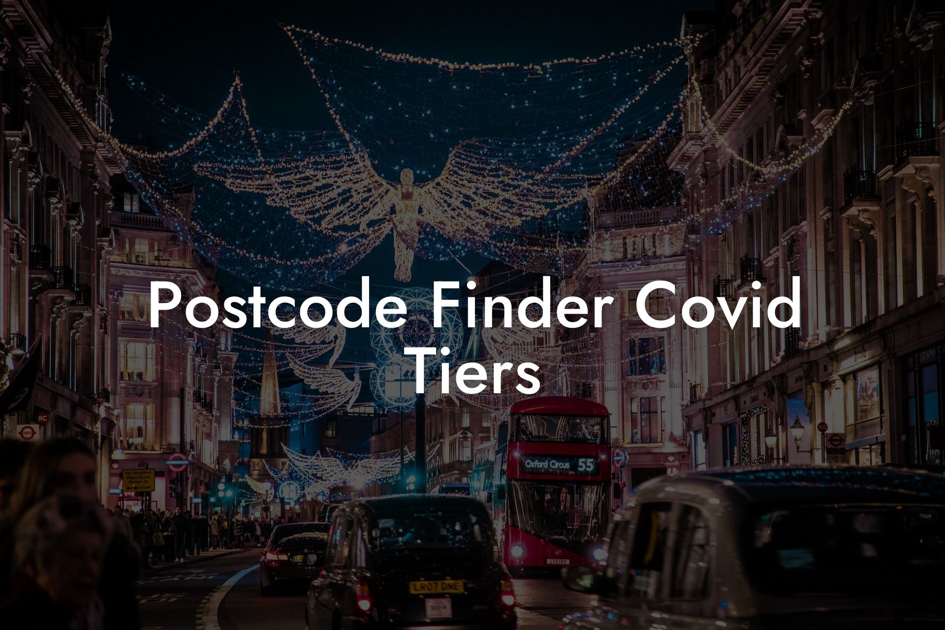 Postcode Finder Covid Tiers