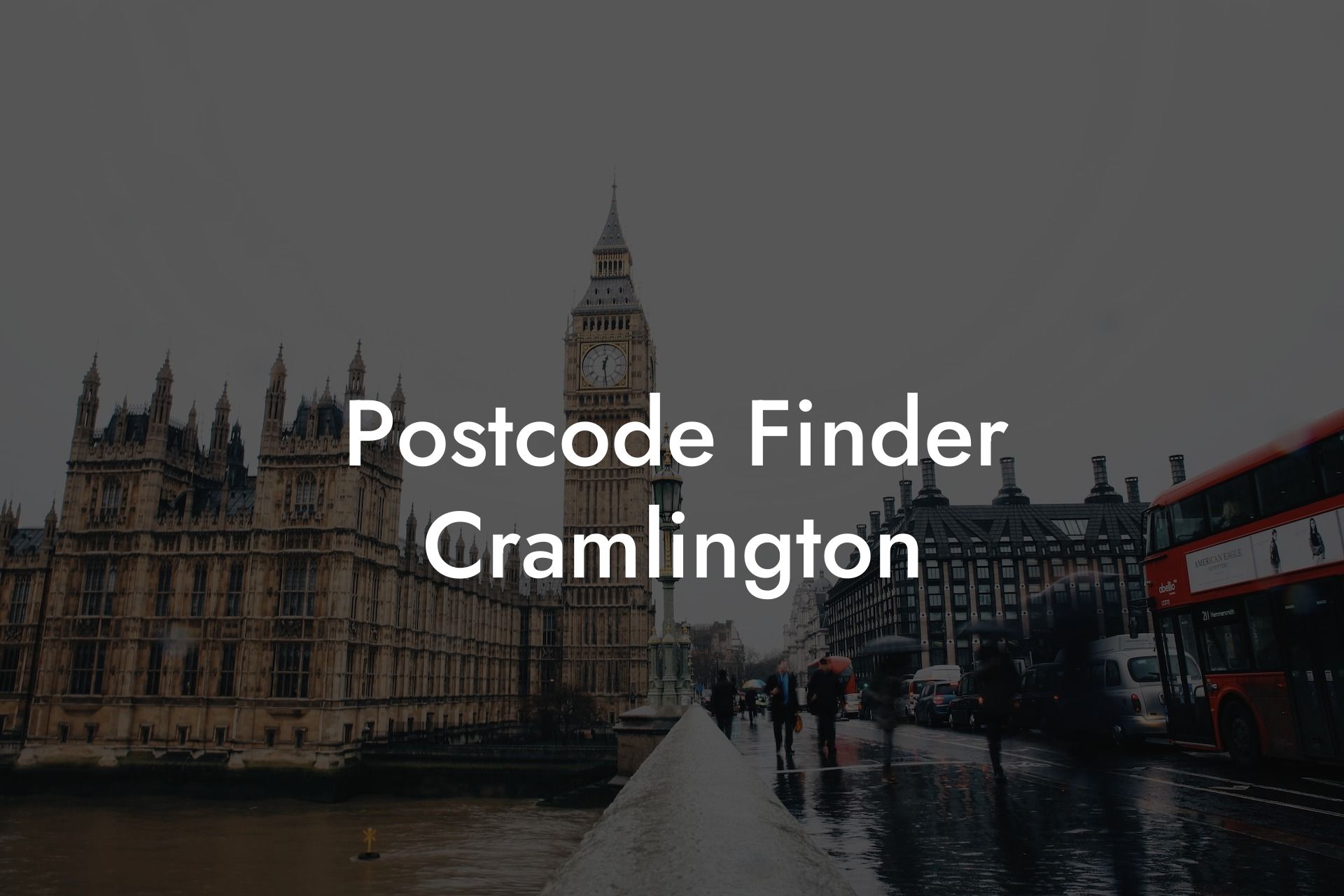 Postcode Finder Cramlington