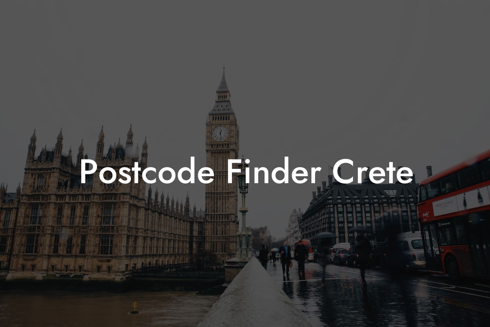 Postcode Finder Crete