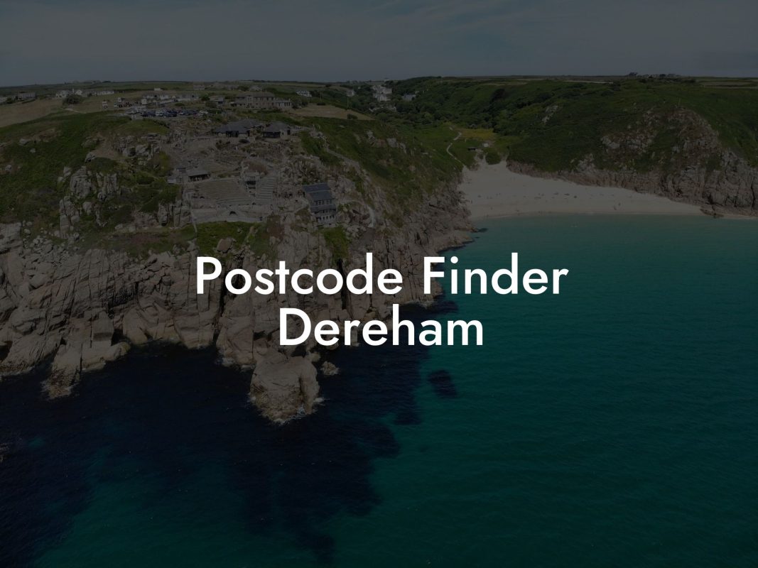 Postcode Finder Dereham