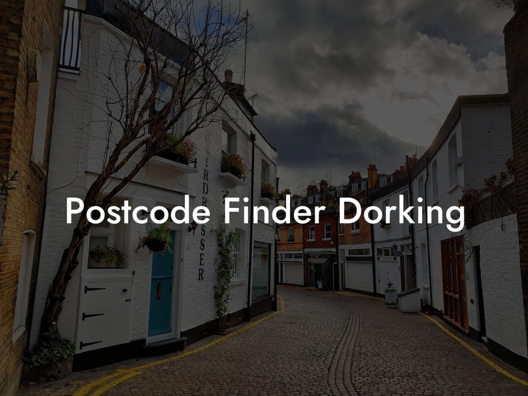 Postcode Finder Dorking