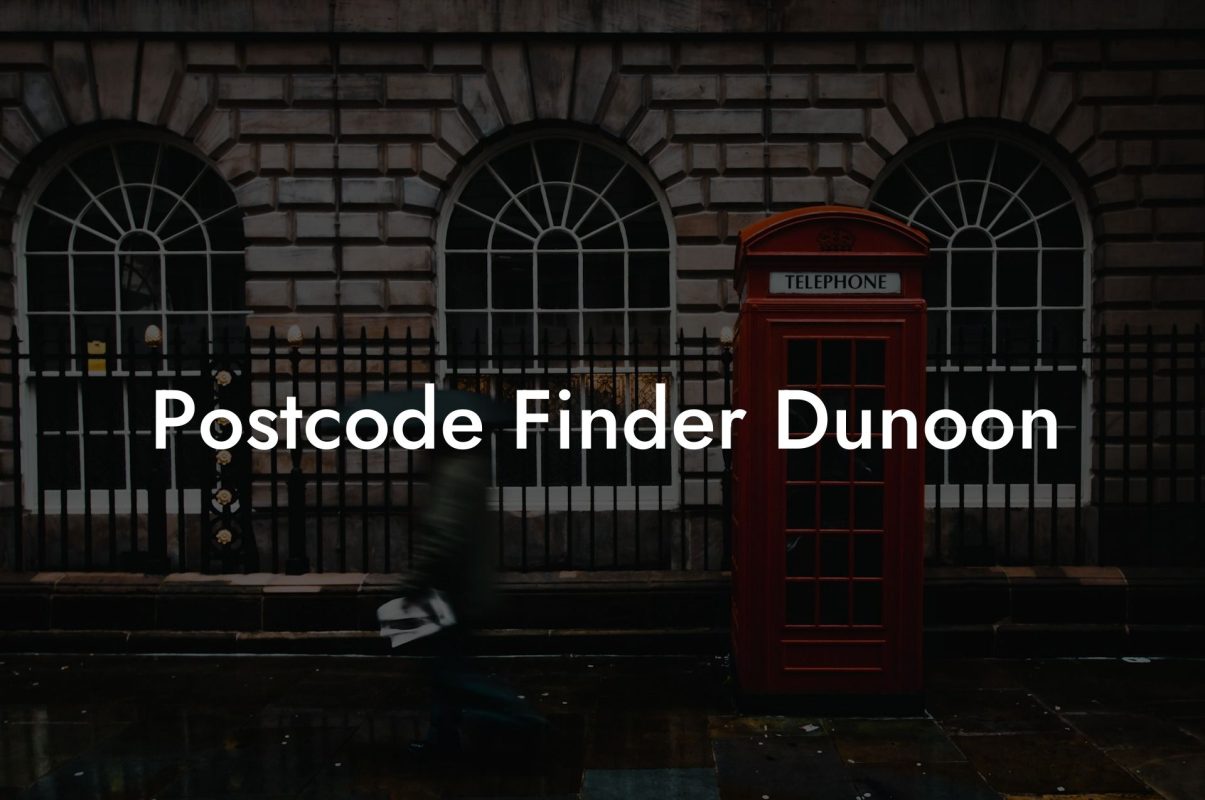 Postcode Finder Dunoon