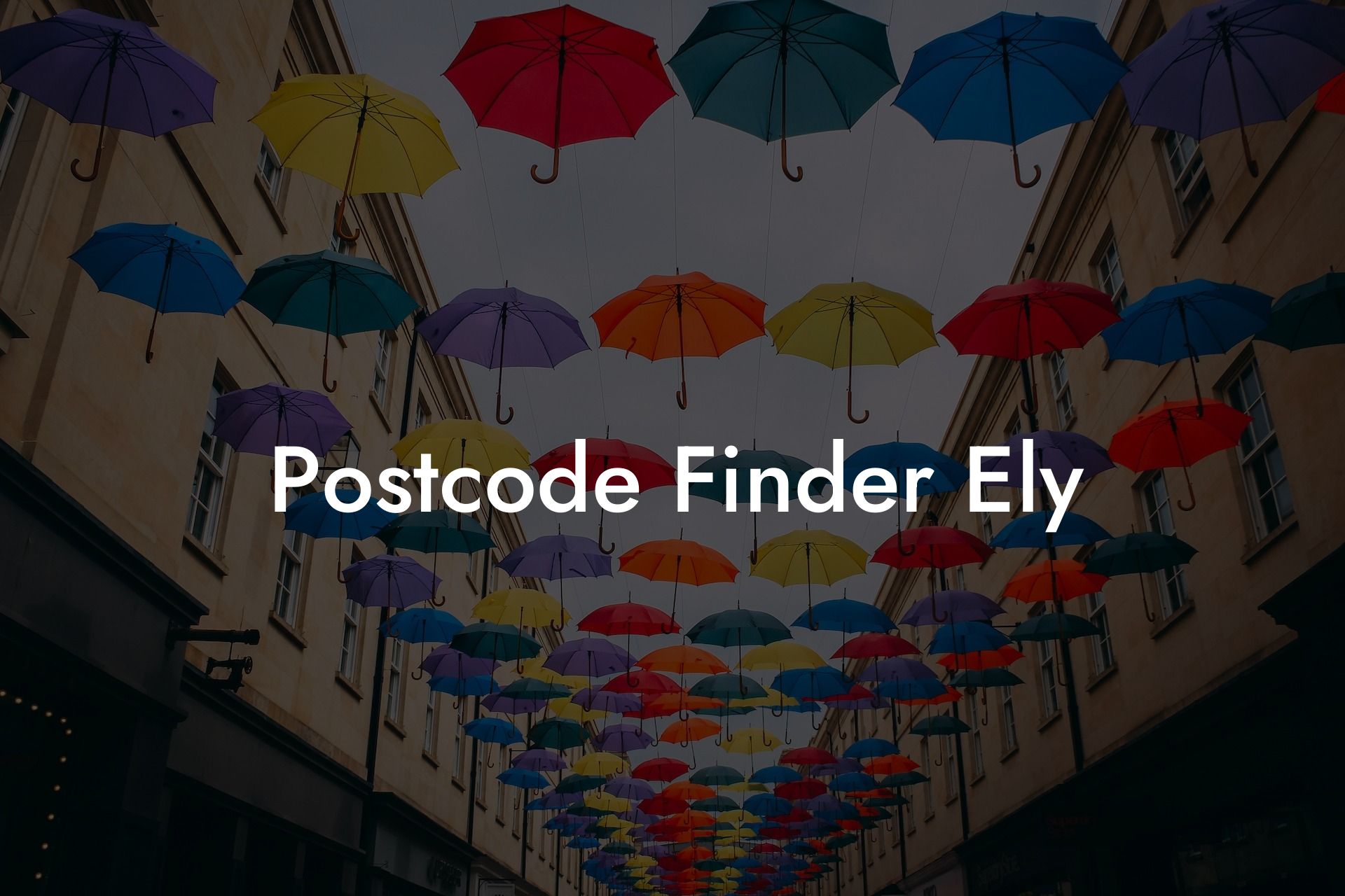 Postcode Finder Ely