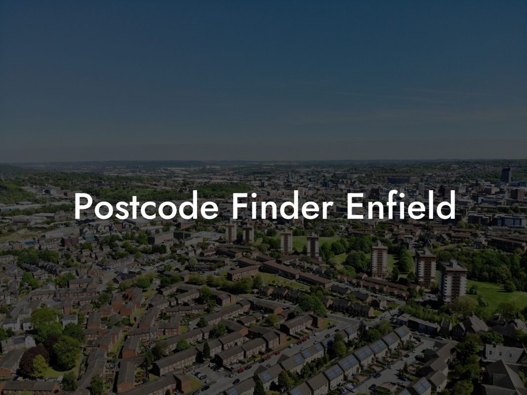 Postcode Finder Enfield