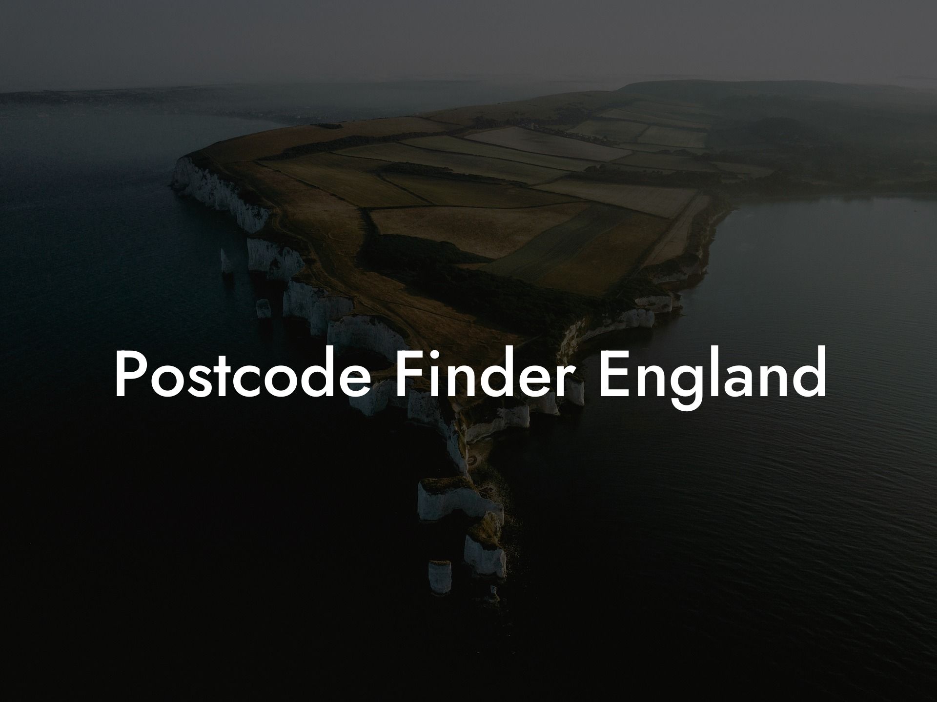 Postcode Finder England