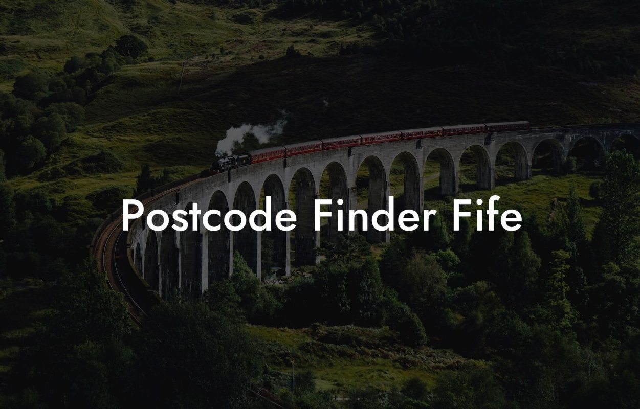 Postcode Finder Fife