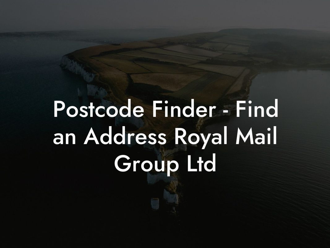 Postcode Finder - Find an Address Royal Mail Group Ltd