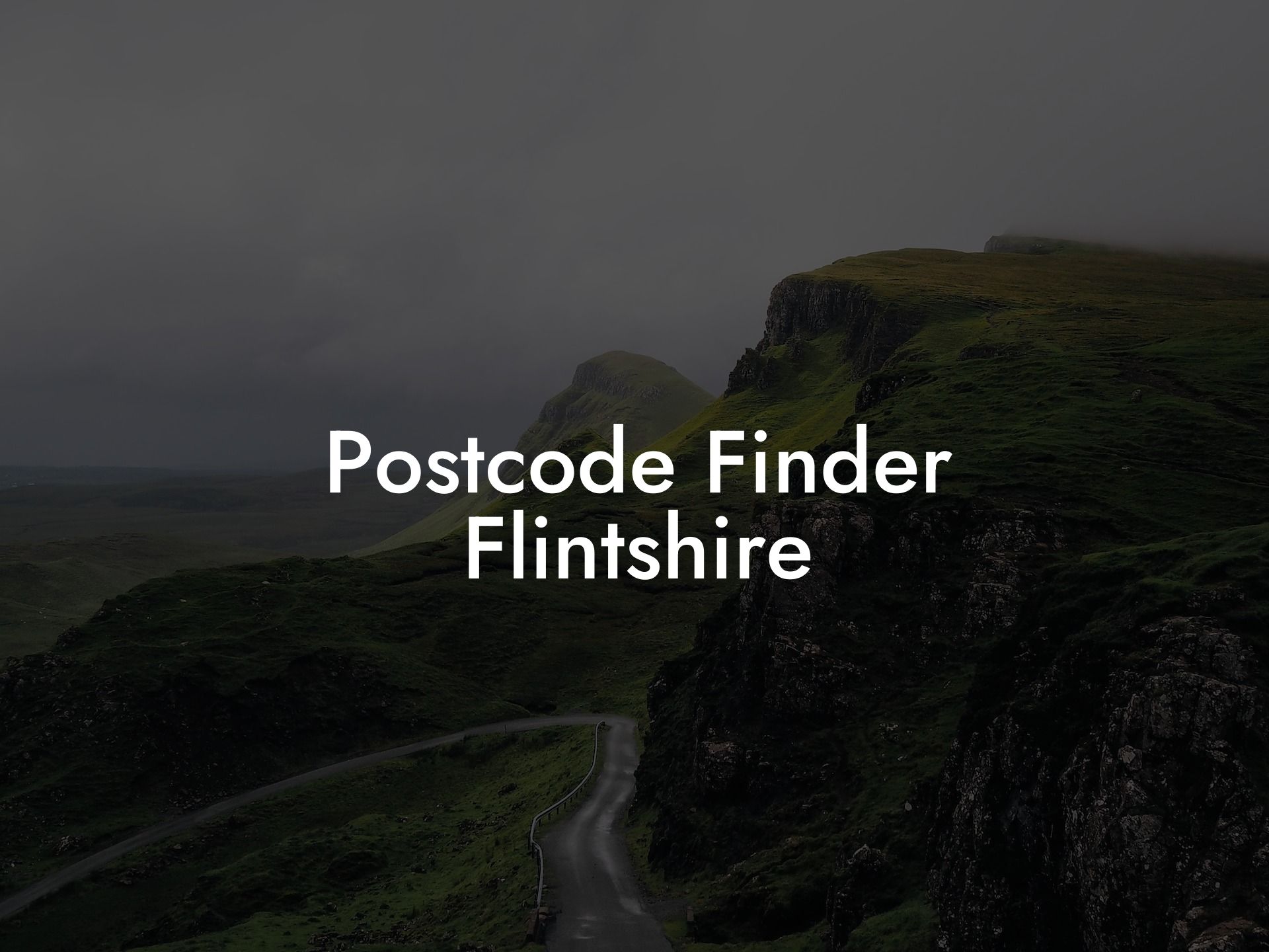 Postcode Finder Flintshire