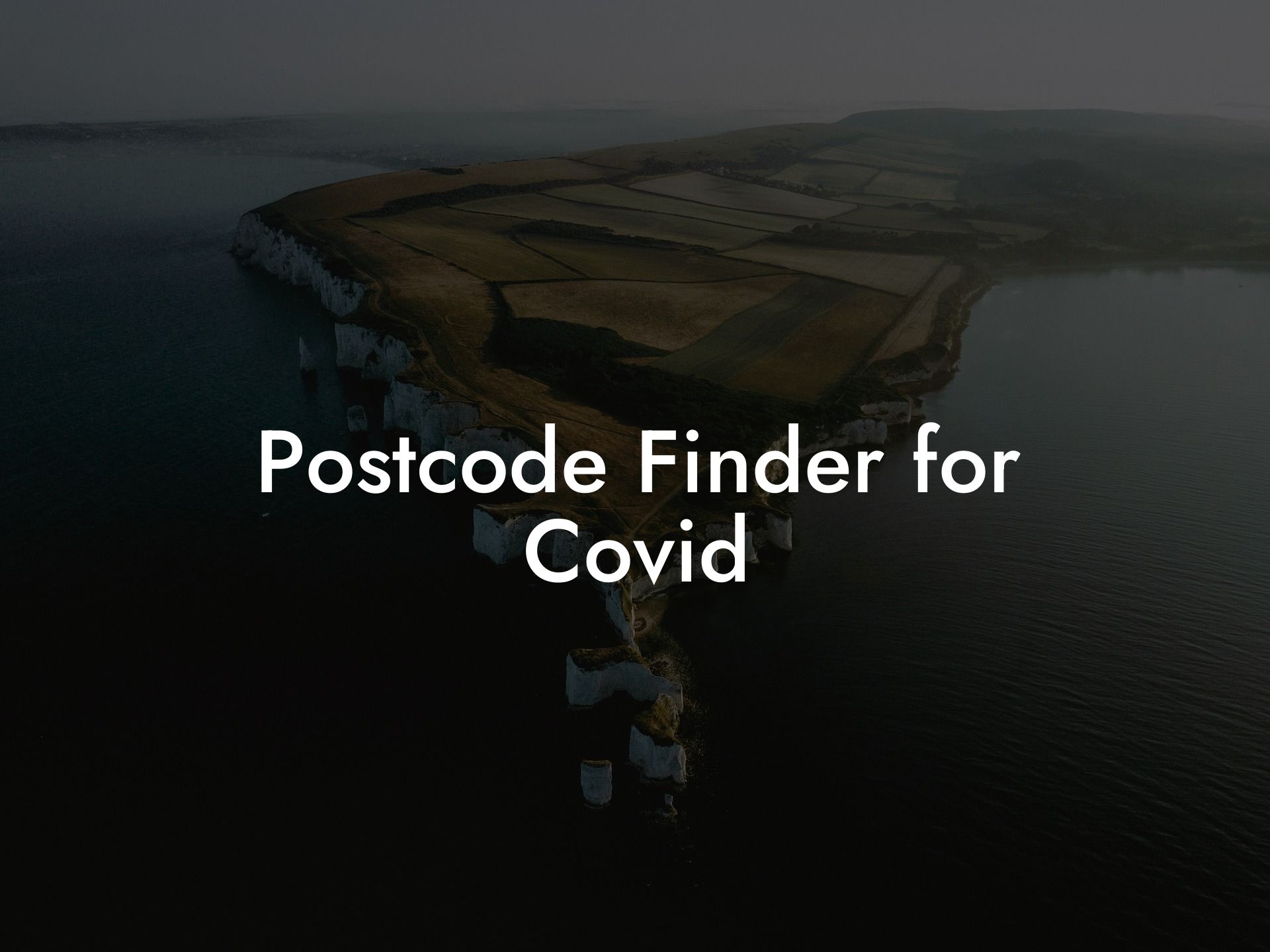 Postcode Finder for Covid