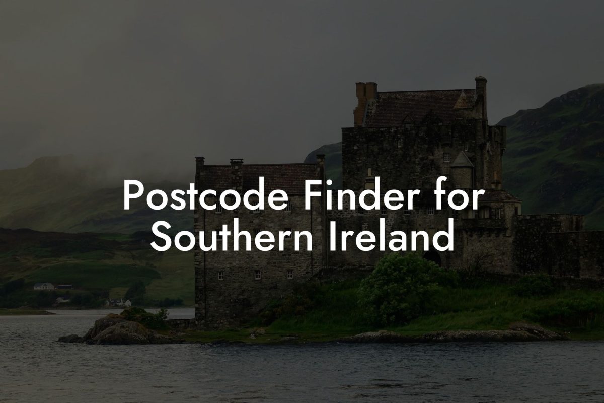 Postcode Finder for Southern Ireland