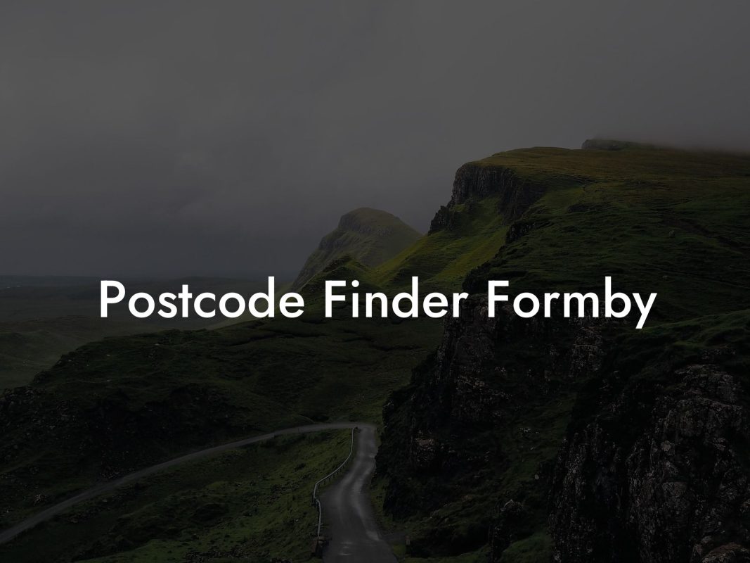 Postcode Finder Formby