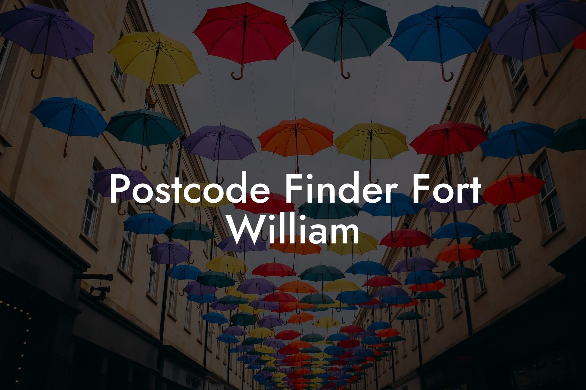 Postcode Finder Fort William