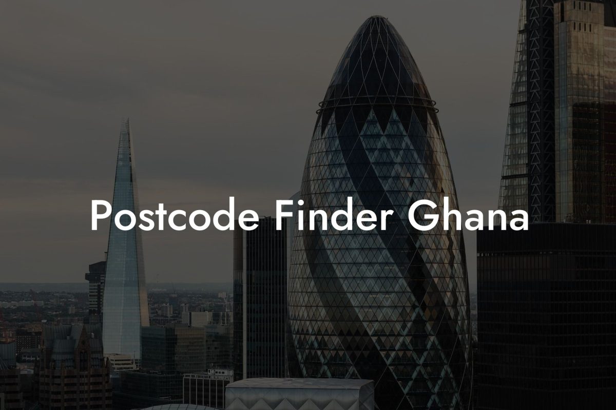 Postcode Finder Ghana