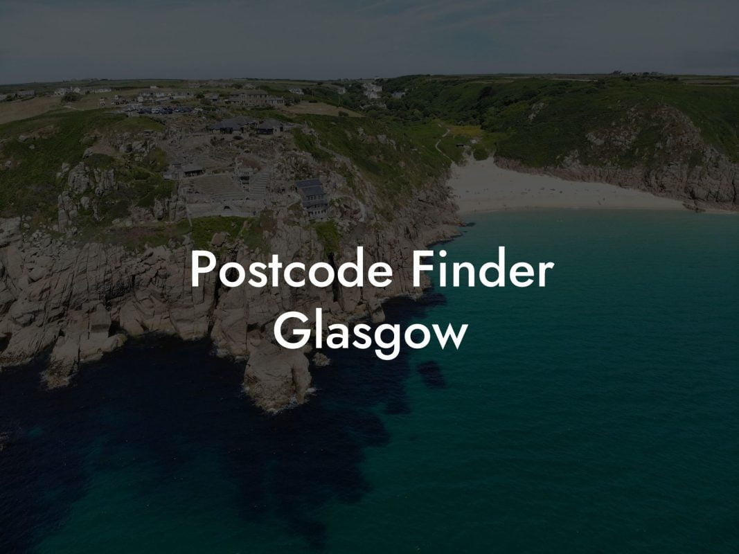 Postcode Finder Glasgow