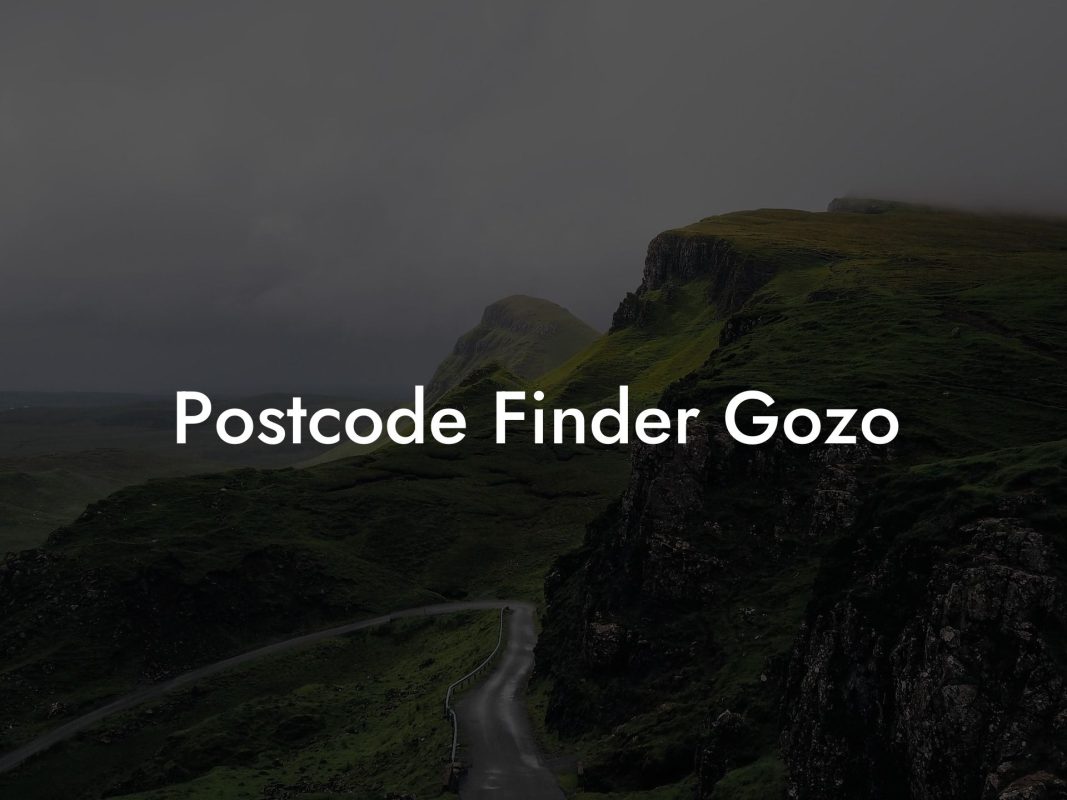 Postcode Finder Gozo