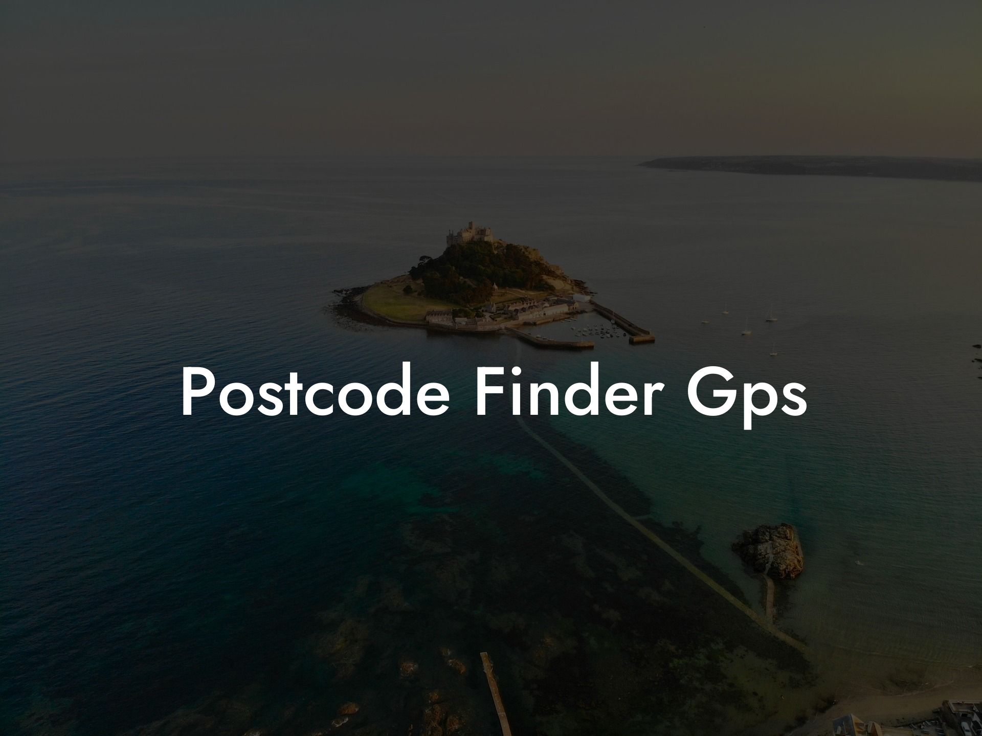 Postcode Finder Gps